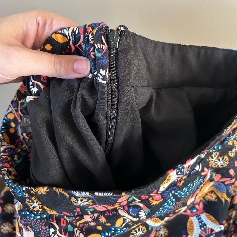 Eva Franco Anthropologie Woodlands Mid Length Skirt Women’s size 10 - Picture 7 of 9